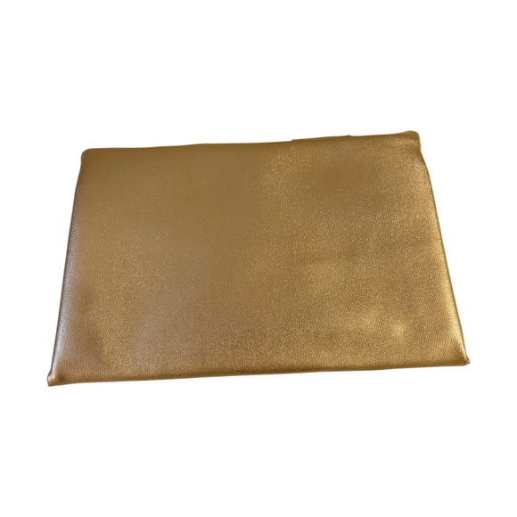 Gold Metallic Clutch Evening Bag, Mini – 9” x 6” – Great Condition - Picture 3 of 7